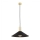 Argon 4912 - Lampadario a sospensione con filo MINORI 1xE27/15W/230V nero/oro