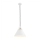 Argon 4914 - Lampadario a sospensione con filo ORTE 1xE27/15W/230V bianco