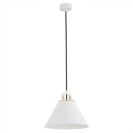 Argon 4914 - Lampadario a sospensione con filo ORTE 1xE27/15W/230V bianco