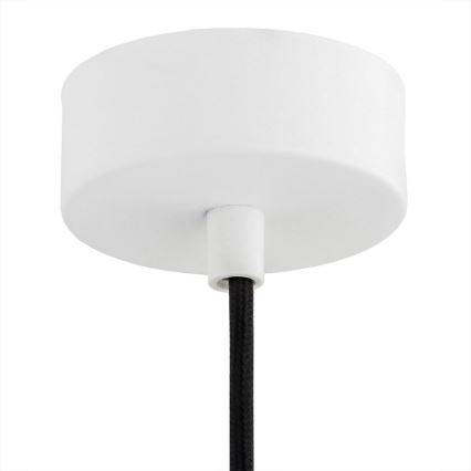 Argon 4914 - Lampadario a sospensione con filo ORTE 1xE27/15W/230V bianco