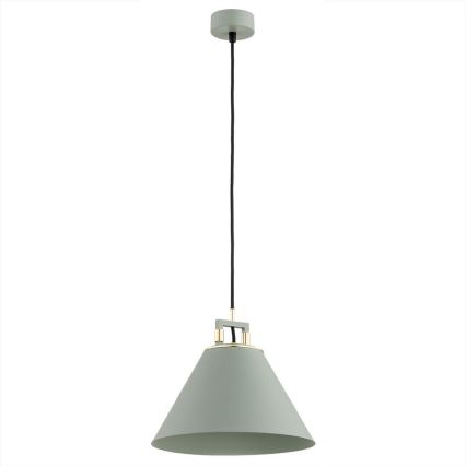 Argon 4916 - Lampadario a sospensione con filo ORTE 1xE27/15W/230V verde