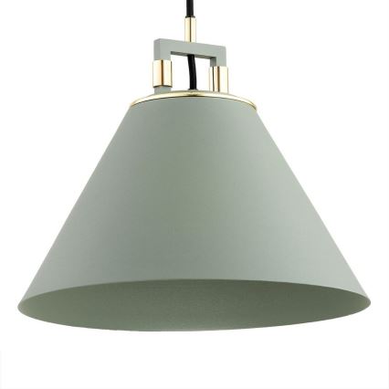 Argon 4916 - Lampadario a sospensione con filo ORTE 1xE27/15W/230V verde