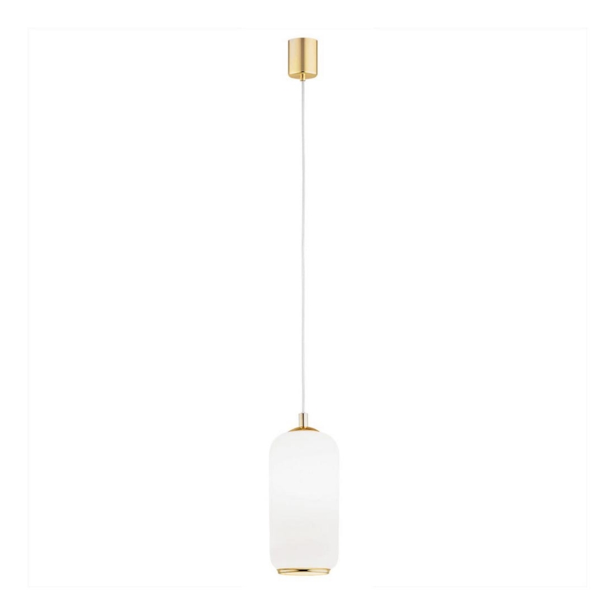 Argon 4993 - Lampadario a sospensione con filo PALLADO 1xE27/15W/230V oro/bianco