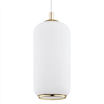 Argon 4993 - Lampadario a sospensione con filo PALLADO 1xE27/15W/230V oro/bianco