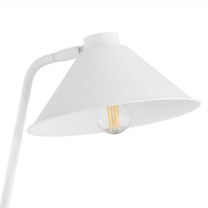 Argon 4996 - Lampada da tavolo GABIAN 1xE27/15W/230V bianco