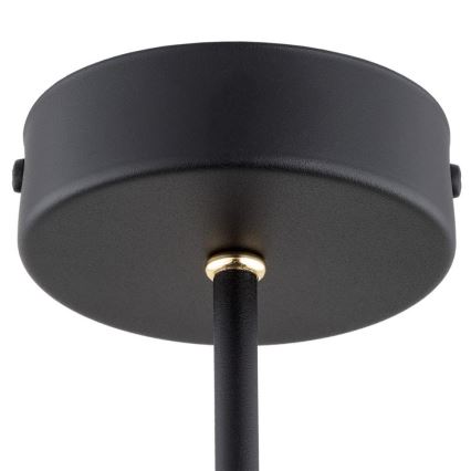 Argon 6149 - Lampadario su palo CHARLOTTE 3xE27/15W/230V nero/oro