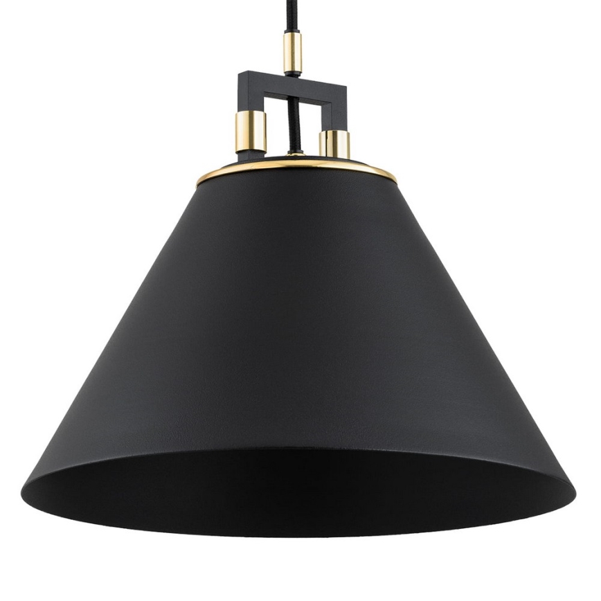 Argon 6174 - Lampadario a sospensione con filo ORTE 3xE27/15W/230V nero