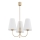 Argon 6267 - Lampadario a sospensione con supporto rigido SAFIANO 3xE27/15W/230V oro