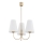 Argon 6267 - Lampadario a sospensione con supporto rigido SAFIANO 3xE27/15W/230V oro