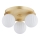 Argon 6305 - Plafoniera PALOMA 3xE14/7W/230V oro/bianco