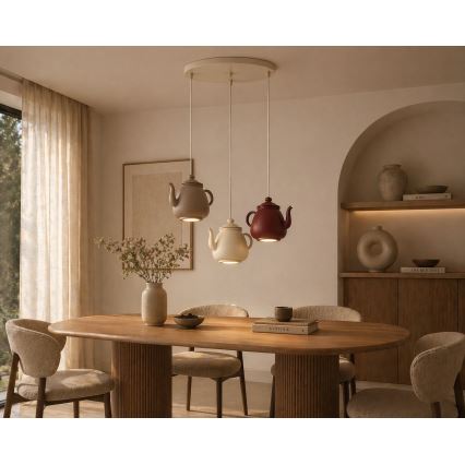 Argon 6366 - Lampada a sospensione su cavo KAMAL 3xGU10/5W/230V