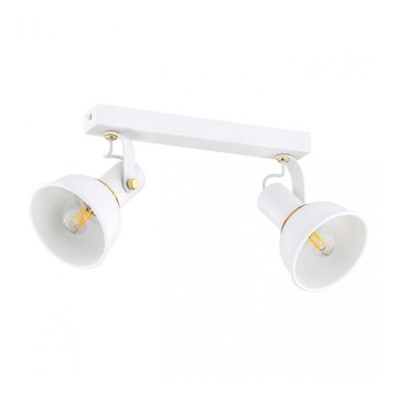 Argon 7036 - Luce Spot TWIST 2xE14/7W/230V bianco/oro