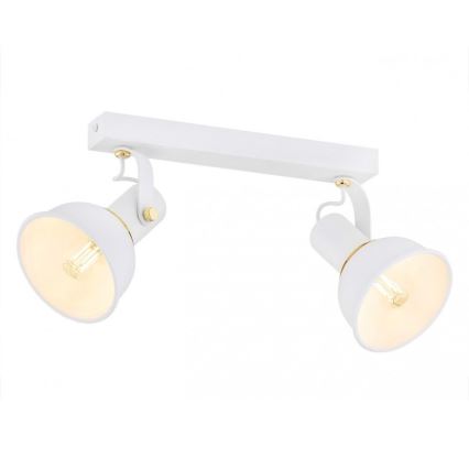 Argon 7036 - Luce Spot TWIST 2xE14/7W/230V bianco/oro