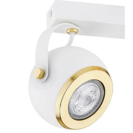 Argon 7038 - Luce Spot KOS PLUS 2xGU10/5W/230V bianco/oro