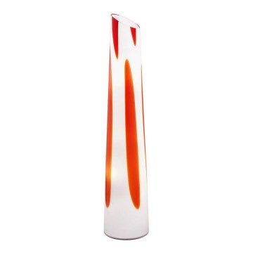 Argon 7042 - Lampada con piedistallo POLONIA 2xE27/15W/230V bianco/rosso