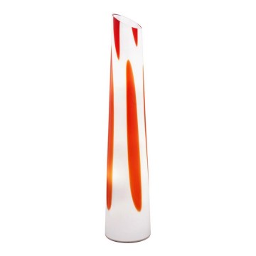 Argon 7042 - Lampada con piedistallo POLONIA 2xE27/15W/230V bianco/rosso