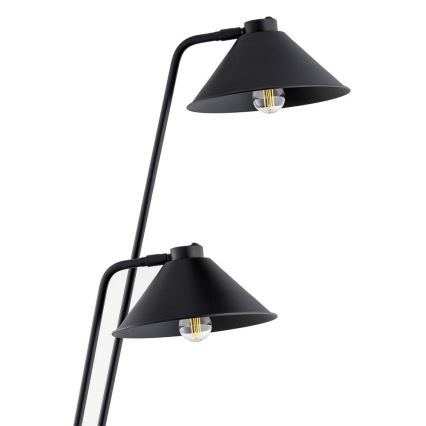 Argon 7075 - Lampada con piedistallo GABIAN 2xE27/15W/230V nero