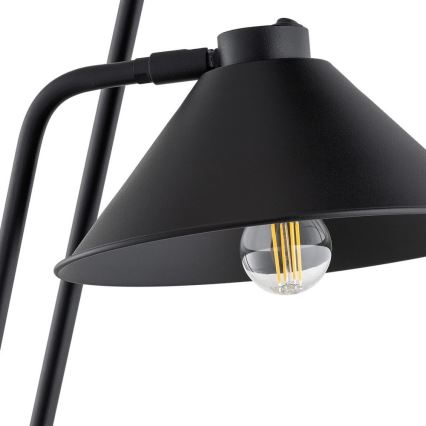 Argon 7075 - Lampada con piedistallo GABIAN 2xE27/15W/230V nero
