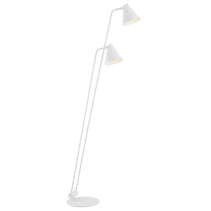 Argon 7076 - Lampada da terra AVALONE 2xE27/15W/230V bianco