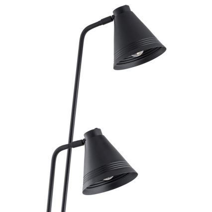 Argon 7077 - Lampada da terra AVALONE 2xE27/15W/230V nero