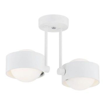 Argon 7088 - Lampadario su palo MASSIMO PLUS 2xG9/6W/230V bianco