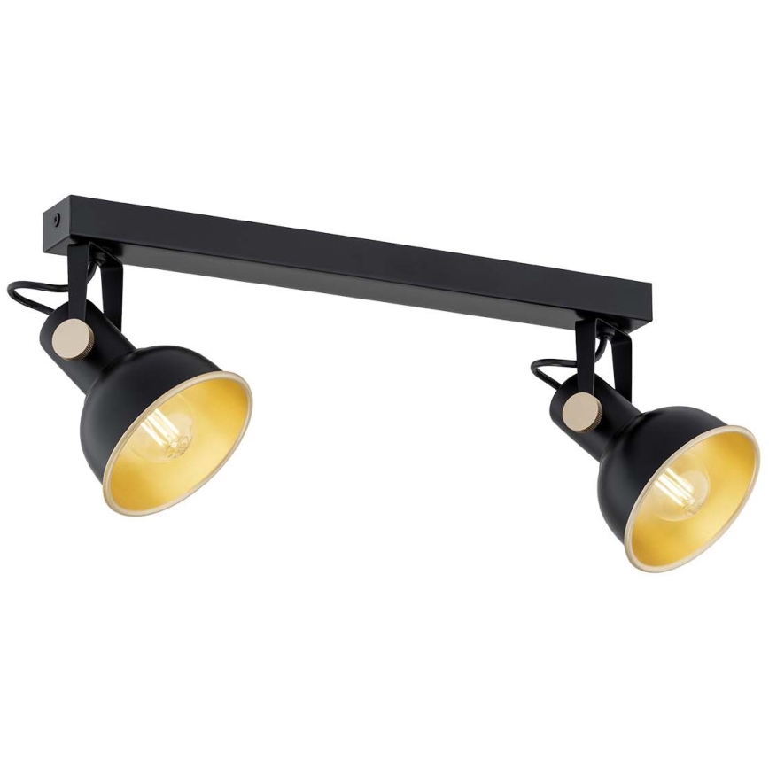 Argon 7142 - Faretto LENORA 2xE14/7W/230V nero