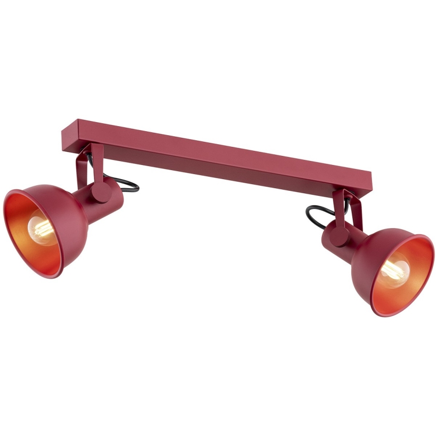 Argon 7173 - Faretto LENORA 2xE14/7W/230V rosso