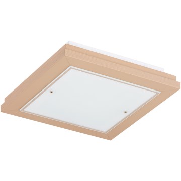 Argon 7267 - Plafoniera TABOR 2xE27/15W/230V 32x32 cm beige
