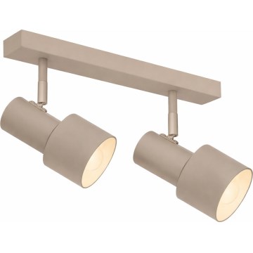 Argon 7294 - Faretto DOR 2xE27/15W/230V beige