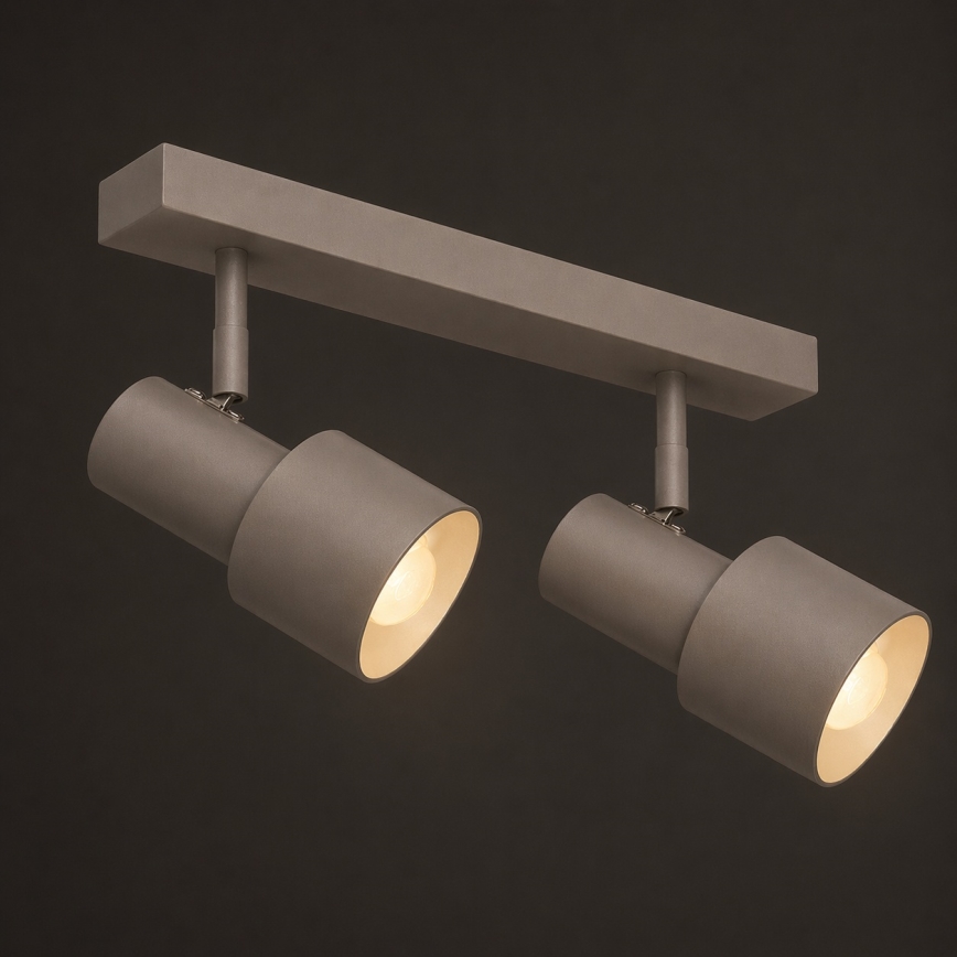 Argon 7294 - Faretto DOR 2xE27/15W/230V beige