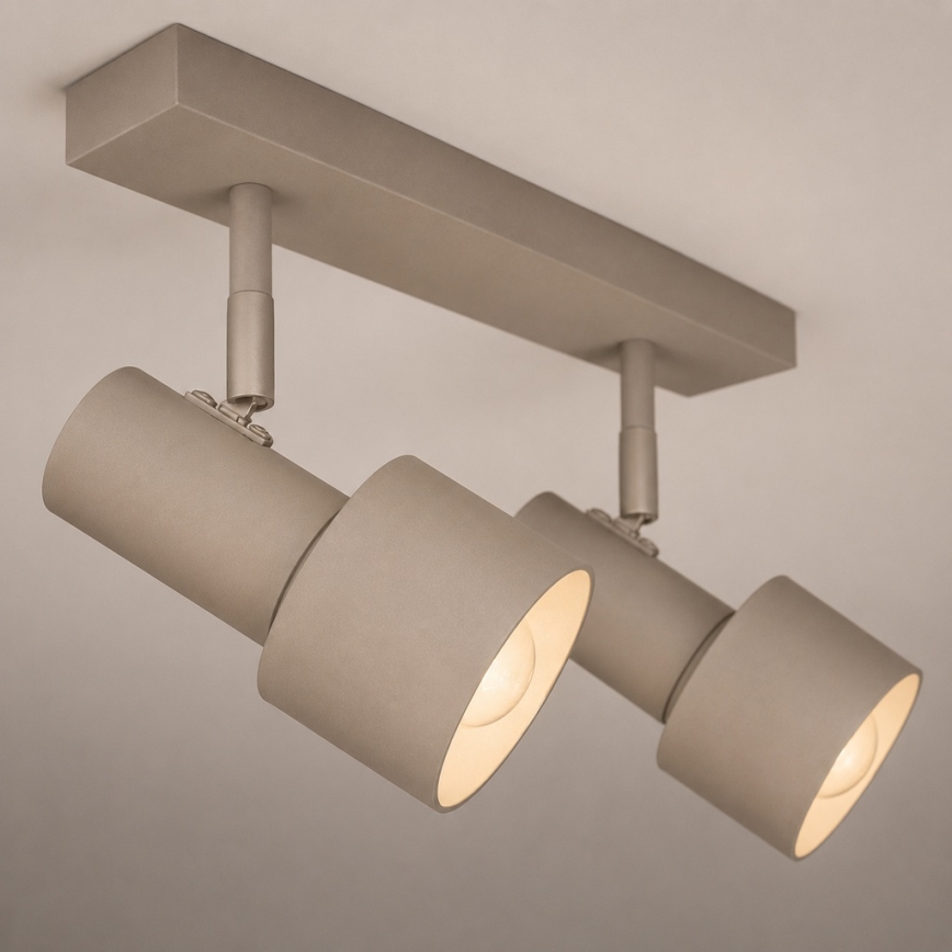 Argon 7294 - Faretto DOR 2xE27/15W/230V beige