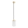 Argon 8004 - Lampadario a sospensione con filo PASADENA 1xE27/15W/230V oro/bianco