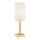 Argon 8030 - Lampada da tavolo ABRUZZO 1xE14/7W/230V ottone/bianco