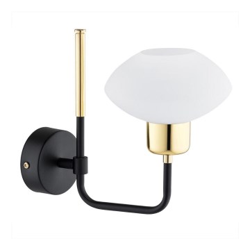 Argon 8032 - Lampada da parete RAVELLO 1xE14/15W/230V nero/oro