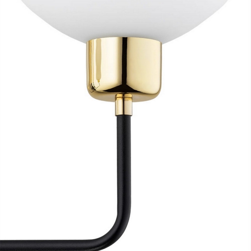 Argon 8032 - Lampada da parete RAVELLO 1xE14/15W/230V nero/oro
