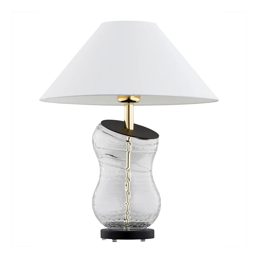 Argon 8036 - Lampada da tavolo VENETO 1xE27/15W/230V bianco/ottone/nero