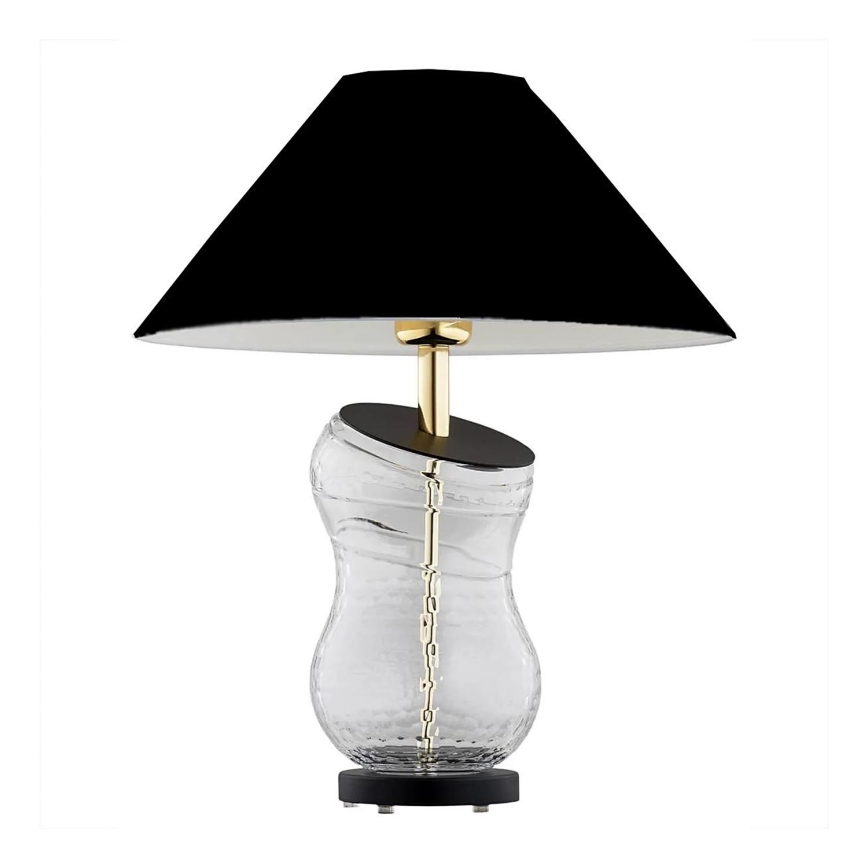 Argon 8037 - Lampada da tavolo VENETO 1xE27/15W/230V nero/ottone