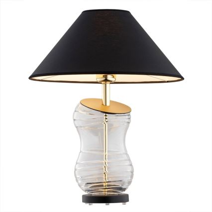 Argon 8037 - Lampada da tavolo VENETO 1xE27/15W/230V nero/ottone