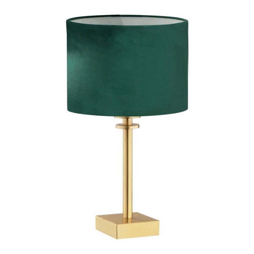 Argon 8106 - Lampada da tavolo ABBANO 1xE27/15W/230V ottone/verde