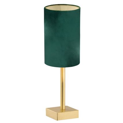 Argon 8108 - Lampada da tavolo ABRUZZO 1xE14/7W/230V ottone/verde