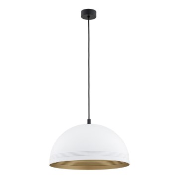 Argon 8241 - Lampadario a sospensione con filo BONITA 1xE27/15W/230V bianco