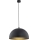 Argon 8242 - Lampadario a sospensione con filo BONITA 1xE27/15W/230V nero