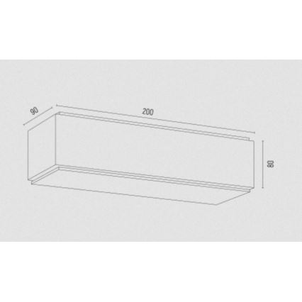 Argon 8277 - Applique CARLSON 1xE27/15W/230V 20 cm oro