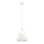 Argon 8284 - Lampadario a sospensione con filo DAKOTA 1xE27/15W/230V bianco