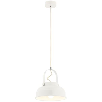 Argon 8284 - Lampadario a sospensione con filo DAKOTA 1xE27/15W/230V bianco