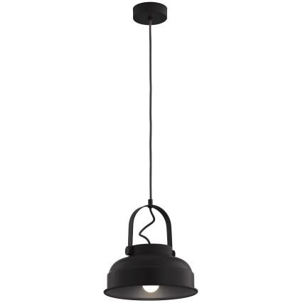 Argon 8285 - Lampadario a sospensione con filo DAKOTA 1xE27/15W/230V nero
