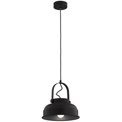 Argon 8285 - Lampadario a sospensione con filo DAKOTA 1xE27/15W/230V nero