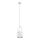 Argon 8290 - Lampadario a sospensione con filo LOGAN 1xE27/15W/230V diametro 14 cm bianco