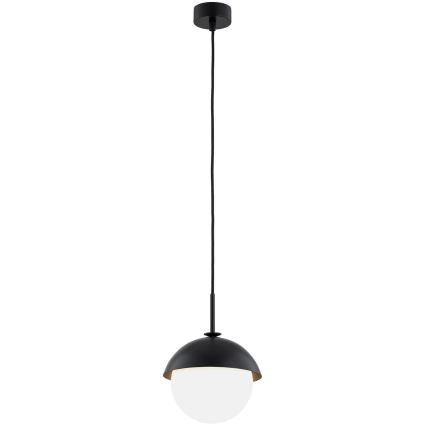 Argon 8295 - Lampadario a sospensione con filo CAPPELLO 1xE27/15W/230V nero