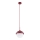 Argon 8296 - Lampadario a sospensione con filo CAPPELLO 1xE27/15W/230V rosso